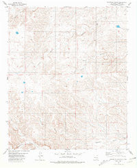 Granville Canyon New Mexico Historical topographic map, 1:24000 scale, 7.5 X 7.5 Minute, Year 1981