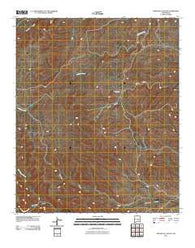 Granville Canyon New Mexico Historical topographic map, 1:24000 scale, 7.5 X 7.5 Minute, Year 2010