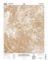 Granville Canyon New Mexico Current topographic map, 1:24000 scale, 7.5 X 7.5 Minute, Year 2013