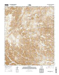 Granville Canyon New Mexico Current topographic map, 1:24000 scale, 7.5 X 7.5 Minute, Year 2013