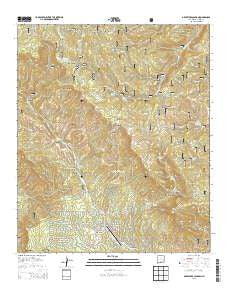 Graveyard Canyon New Mexico Historical topographic map, 1:24000 scale, 7.5 X 7.5 Minute, Year 2013