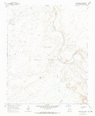 Great Bend New Mexico Historical topographic map, 1:24000 scale, 7.5 X 7.5 Minute, Year 1966