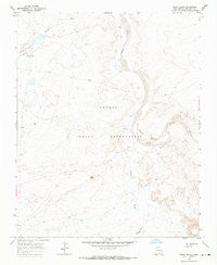 Great Bend New Mexico Historical topographic map, 1:24000 scale, 7.5 X 7.5 Minute, Year 1966