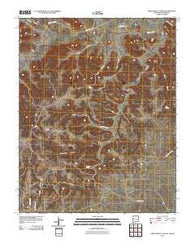 Greendailey Canyon New Mexico Historical topographic map, 1:24000 scale, 7.5 X 7.5 Minute, Year 2010