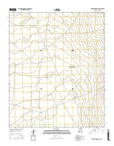 Greens Baber Well New Mexico Current topographic map, 1:24000 scale, 7.5 X 7.5 Minute, Year 2017