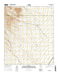 Greg Hills New Mexico Current topographic map, 1:24000 scale, 7.5 X 7.5 Minute, Year 2017