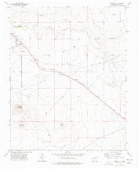 Grenville New Mexico Historical topographic map, 1:24000 scale, 7.5 X 7.5 Minute, Year 1973