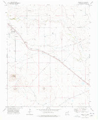 Grenville New Mexico Historical topographic map, 1:24000 scale, 7.5 X 7.5 Minute, Year 1973