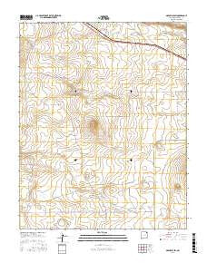Grenville SW New Mexico Current topographic map, 1:24000 scale, 7.5 X 7.5 Minute, Year 2017