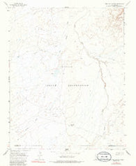 Grey Hill Spring New Mexico Historical topographic map, 1:24000 scale, 7.5 X 7.5 Minute, Year 1966