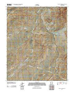 Grey Hill Spring New Mexico Historical topographic map, 1:24000 scale, 7.5 X 7.5 Minute, Year 2010
