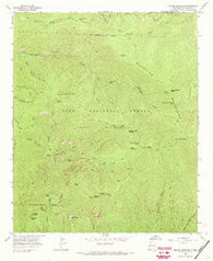 Grouse Mountain New Mexico Historical topographic map, 1:24000 scale, 7.5 X 7.5 Minute, Year 1965