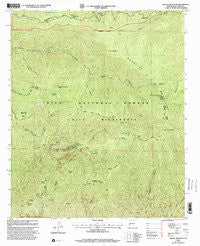 Grouse Mountain New Mexico Historical topographic map, 1:24000 scale, 7.5 X 7.5 Minute, Year 1999