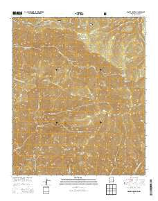 Grouse Mountain New Mexico Historical topographic map, 1:24000 scale, 7.5 X 7.5 Minute, Year 2013