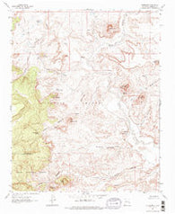 Guadalupe New Mexico Historical topographic map, 1:24000 scale, 7.5 X 7.5 Minute, Year 1961