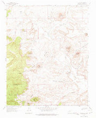 Guadalupe New Mexico Historical topographic map, 1:24000 scale, 7.5 X 7.5 Minute, Year 1961