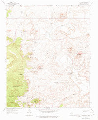 Guadalupe New Mexico Historical topographic map, 1:24000 scale, 7.5 X 7.5 Minute, Year 1961