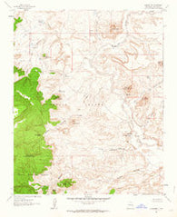 Guadalupe New Mexico Historical topographic map, 1:24000 scale, 7.5 X 7.5 Minute, Year 1961