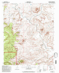 Guadalupe New Mexico Historical topographic map, 1:24000 scale, 7.5 X 7.5 Minute, Year 1995
