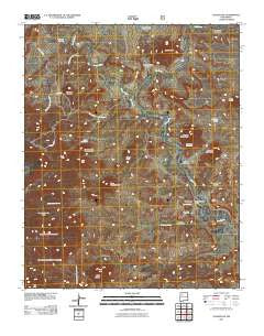 Guadalupe New Mexico Historical topographic map, 1:24000 scale, 7.5 X 7.5 Minute, Year 2011