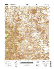 Guadalupe New Mexico Current topographic map, 1:24000 scale, 7.5 X 7.5 Minute, Year 2017