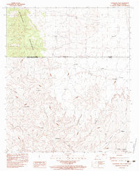 Guadalupe Pass New Mexico Historical topographic map, 1:24000 scale, 7.5 X 7.5 Minute, Year 1983