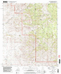 Guadalupe Spring New Mexico Historical topographic map, 1:24000 scale, 7.5 X 7.5 Minute, Year 1997