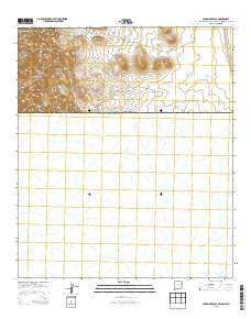 Guadalupe Pass New Mexico Historical topographic map, 1:24000 scale, 7.5 X 7.5 Minute, Year 2013