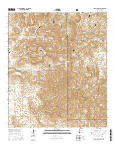 Guadalupe Spring New Mexico Current topographic map, 1:24000 scale, 7.5 X 7.5 Minute, Year 2017