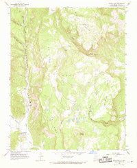 Guadalupita New Mexico Historical topographic map, 1:24000 scale, 7.5 X 7.5 Minute, Year 1966