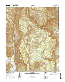 Guadalupita New Mexico Current topographic map, 1:24000 scale, 7.5 X 7.5 Minute, Year 2017