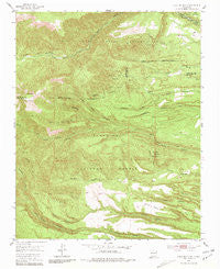 Guaje Mountain New Mexico Historical topographic map, 1:24000 scale, 7.5 X 7.5 Minute, Year 1952