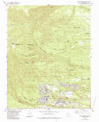 Guaje Mountain New Mexico Historical topographic map, 1:24000 scale, 7.5 X 7.5 Minute, Year 1984