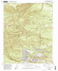 Guaje Mountain New Mexico Historical topographic map, 1:24000 scale, 7.5 X 7.5 Minute, Year 1984