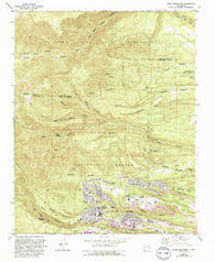 Guaje Mountain New Mexico Historical topographic map, 1:24000 scale, 7.5 X 7.5 Minute, Year 1984