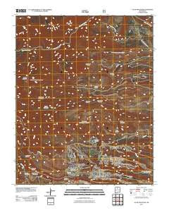 Guaje Mountain New Mexico Historical topographic map, 1:24000 scale, 7.5 X 7.5 Minute, Year 2011