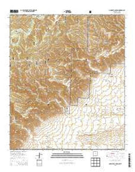 Gunsight Canyon New Mexico Historical topographic map, 1:24000 scale, 7.5 X 7.5 Minute, Year 2013