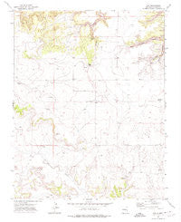 Guy New Mexico Historical topographic map, 1:24000 scale, 7.5 X 7.5 Minute, Year 1972
