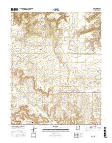 Guy New Mexico Current topographic map, 1:24000 scale, 7.5 X 7.5 Minute, Year 2017