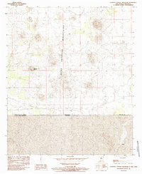 Guzmans Lookout Mountain New Mexico Historical topographic map, 1:24000 scale, 7.5 X 7.5 Minute, Year 1985