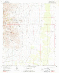 Gym Peak New Mexico Historical topographic map, 1:24000 scale, 7.5 X 7.5 Minute, Year 1964