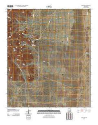 Gym Peak New Mexico Historical topographic map, 1:24000 scale, 7.5 X 7.5 Minute, Year 2010
