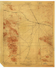 Hachita New Mexico Historical topographic map, 1:62500 scale, 15 X 15 Minute, Year 1918