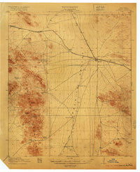 Hachita New Mexico Historical topographic map, 1:62500 scale, 15 X 15 Minute, Year 1918