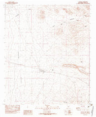 Hachita New Mexico Historical topographic map, 1:24000 scale, 7.5 X 7.5 Minute, Year 1982
