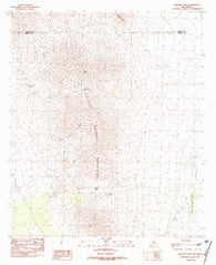 Hachita New Mexico Historical topographic map, 1:24000 scale, 7.5 X 7.5 Minute, Year 1982