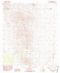 Hachita New Mexico Historical topographic map, 1:24000 scale, 7.5 X 7.5 Minute, Year 1982