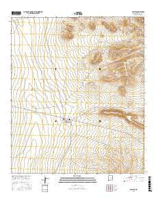 Hachita New Mexico Current topographic map, 1:24000 scale, 7.5 X 7.5 Minute, Year 2017
