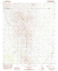 Hachita Peak New Mexico Historical topographic map, 1:24000 scale, 7.5 X 7.5 Minute, Year 1982