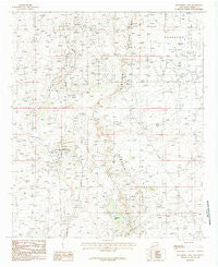 Hackberry Lake New Mexico Historical topographic map, 1:24000 scale, 7.5 X 7.5 Minute, Year 1985